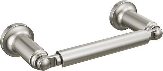 Delta Saylor (1-Pack) Toilet Paper Holder Stainless Steel Tissue Roll Holder for Bathroom Organization and Storage Pivoting Toilet Tissue Holder Wall Bathroom Accessories 73550-SS