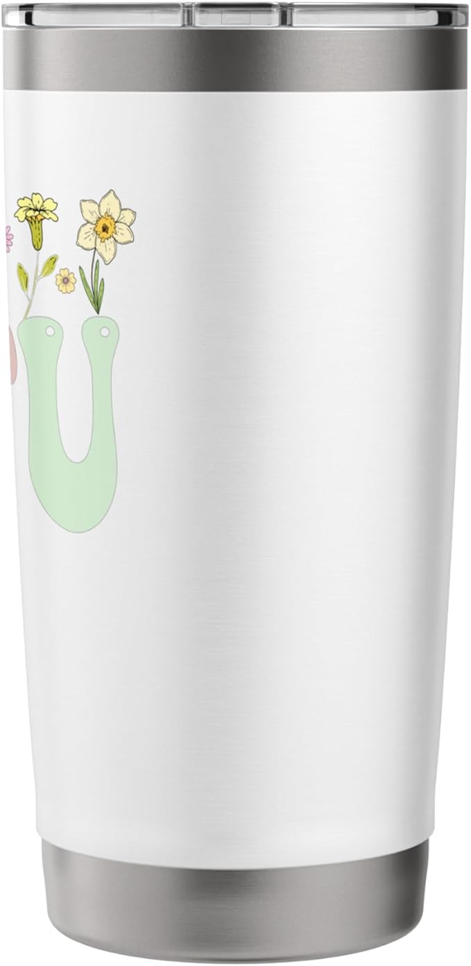 Tutu Gifts Women Wildflower Floral Design Tutu Stainless Steel Insulated Tumbler