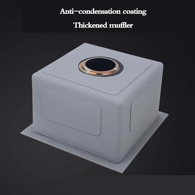 Single Bowl Space-Saving Mini Sink Compact Kitchen Sink Undermount Sink Gold Stainless Steel Restaurant Studio Sink Utility Sink for Small Areas Faucet Sink Combo (Gold 26 * 38cm)