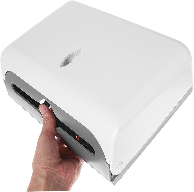Cabilock -Mounted Paper Towel Dispenser Versatile Hand Towel Holder for Kitchen and Bathroom Space-Saving Design Easy Installation