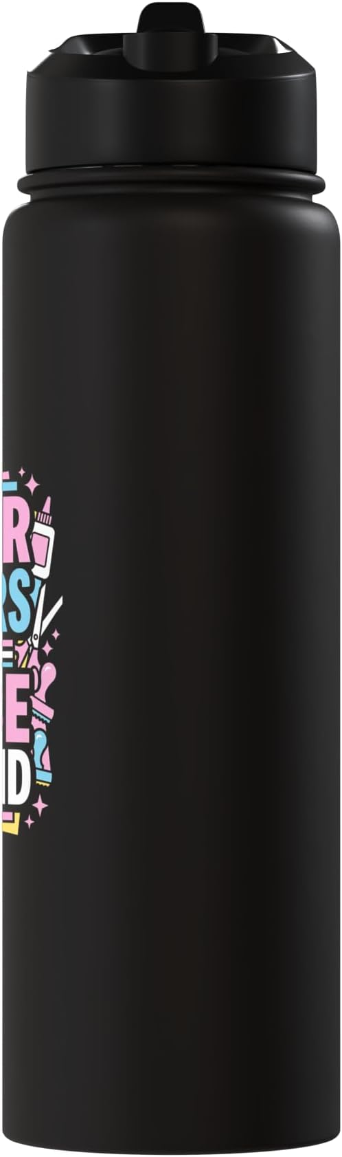 Paper Layers And Peace Of Mind Scrapbooking Stainless Steel Insulated Water Bottle
