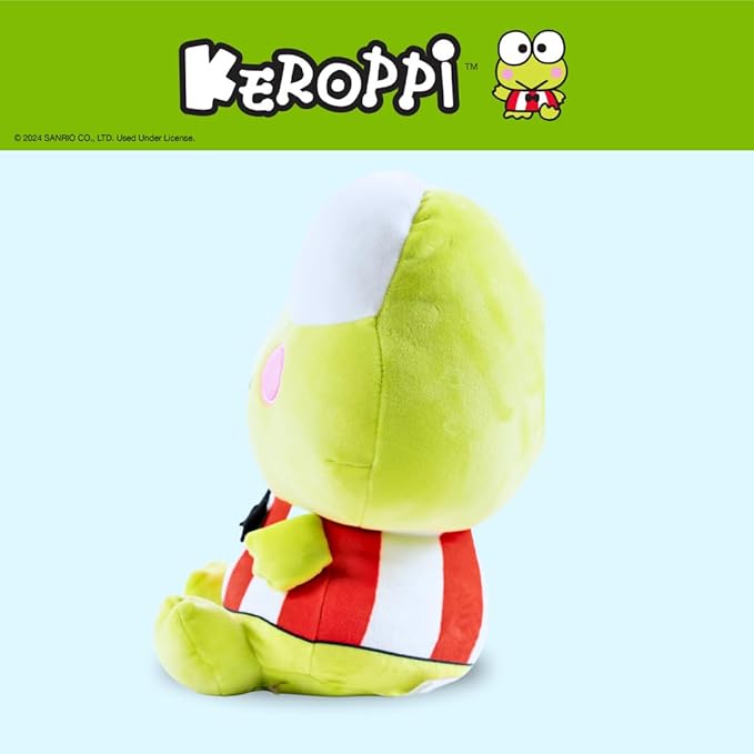 Franco Calm Keroppi Bedding Super Soft Plush Calming 3Lb Weighted Cuddle Pillow Buddy, Comfort Pillow, (Officially Licensed Product)