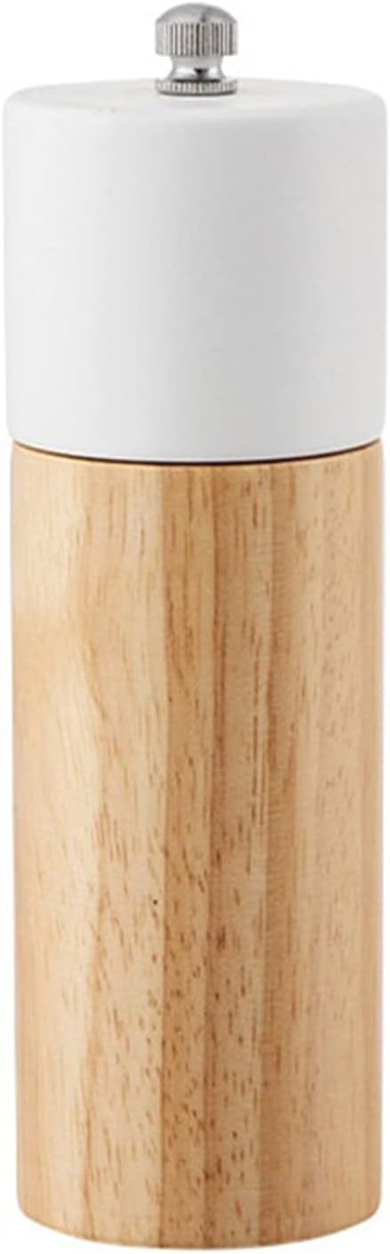 Pepper Mill Grinder Manual Pepper Grinder Wooden Salt and Pepper Mill Multi-Purpose Cruet Kitchen Tool with Ceramic Grinder for Kitchen Household for Home, Barbecue, Party (Color : 1) (1)