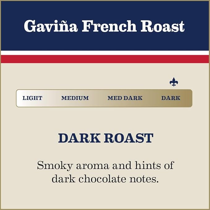 Café Gaviña French Roast Ground Coffee, Rich Dark Roast Blend, 10 oz Can