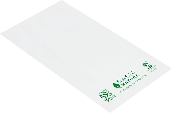 Restaurantware Food Storage Bags 100 Count 4 x 3 Inches Translucent Adhesive Bags Plastic Reusable Translucent for Cold Food Storage