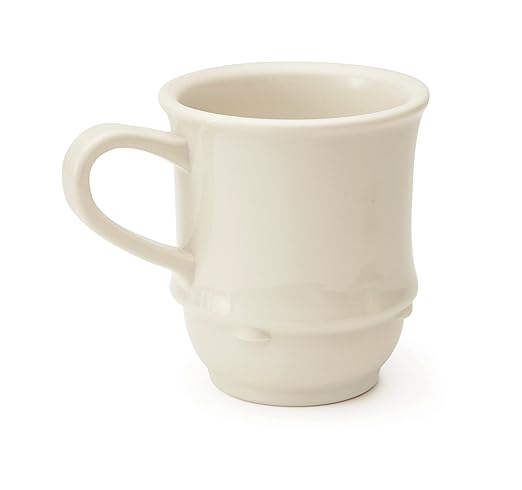G.E.T. TM-1208-IV Ivory 8 oz. Plastic Stacking Mugs (Pack of 4)