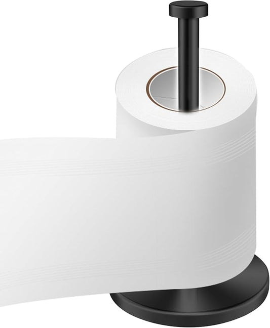 Paper Towel Stand | Standing Kitchen Bathroom Paper Holder - Stainless Steel Countertop Holder, Vertical Towel Dispenser for Bathroom Kitchen