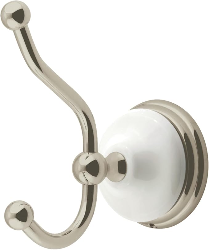 Kingston Brass BA1117SN Victorian Robe Hook, Satin Nickel, 4-5/8" Length