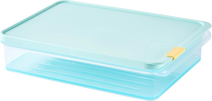 LocknLock Freezer Fit Plastic Freezer Containers | Airtight Stackable Food Storage for Meal Prep | Microwave & Dishwasher Safe | BPA Free Freezer Container with Lid, 2.2L