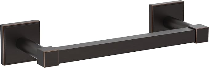Amerock Appoint Oil-Rubbed Bronze 8 inch (203mm) Towel Bar, BH36075ORB