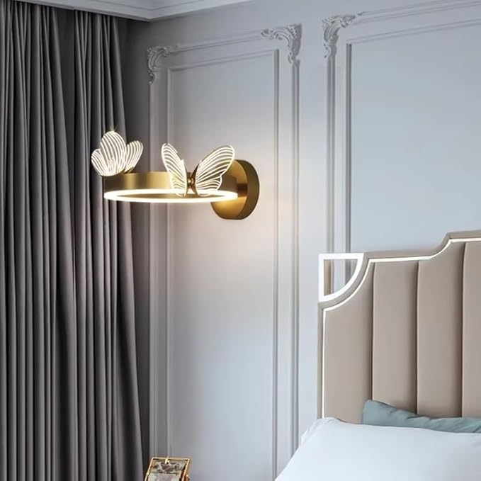 Postmodern Spain Imported Marble LED Wall Lamps Living Room Corridors Staircases Bedroom Headboards All Copper