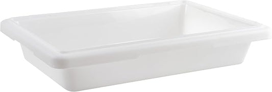 Winco Commercial Food Storage Box/Tote for Restaurant, 12" x 18" x 3"