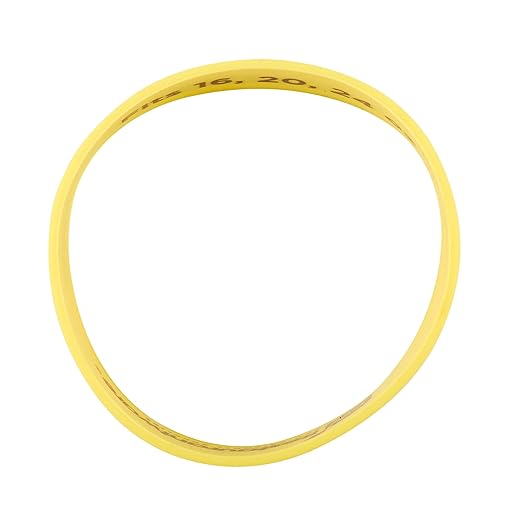 Restaurantware Silicone Squeeze Bottle Band 10 Count 2.75 Inch Dishwasher Safe Condiment Identification Band, Canola Oil Yellow Non-Slip Label Band for Condiment Labeling at Restaurants, Food Trucks