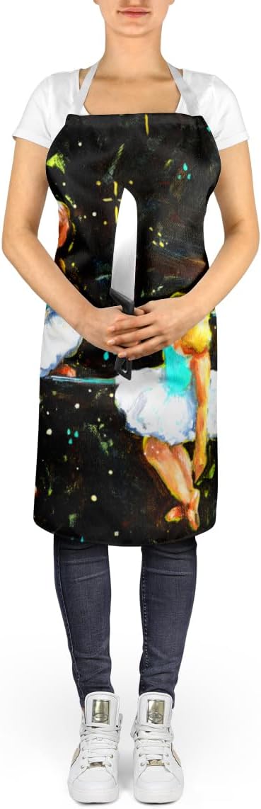 Caroline's Treasures At Practice Ballet Apron Cooking Kitchen Server Baking Crafts Gardening for Adult Women Men, Unisex, Large, Multicolor