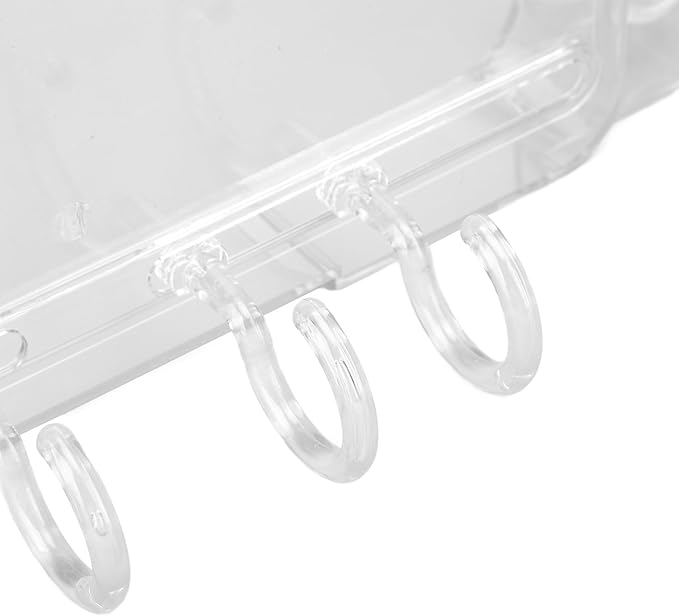 Asixxsix Kitchen Sink Organizer, No Drilling Self Adhesive Foldable Plastic Sponge Holder For Bathroom Shower Shelf With Corner Mounting Design For Kitchen Bathroom (Transparent)