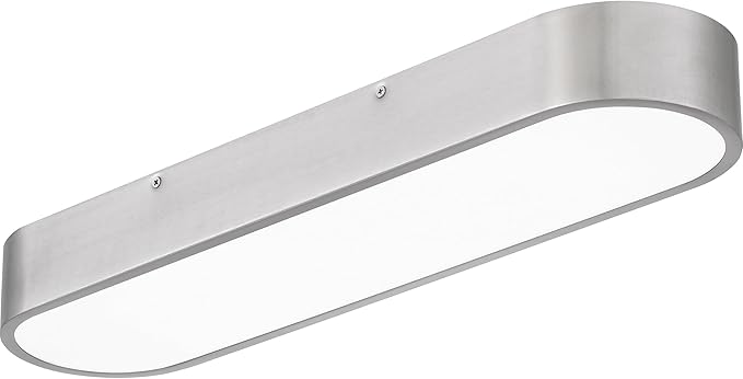 Quoizel Wesley Integrated LED Brushed Nickel Flush Mount Light