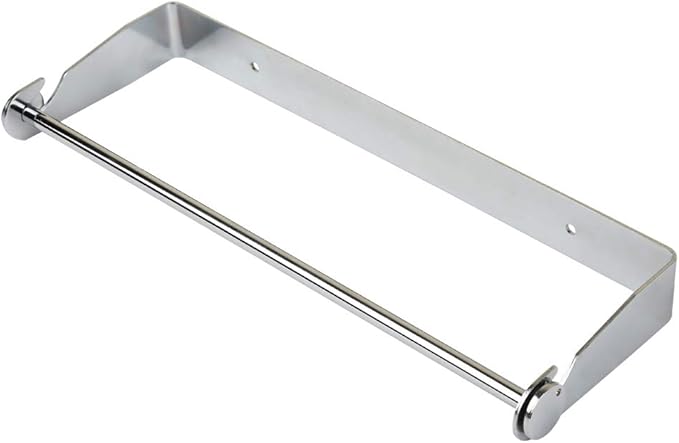 PHUNAYA Under Cabinet Paper Towel Holder Wall Mount for Home Kitchen,Stainless Steel for Large Rolls-Chrome