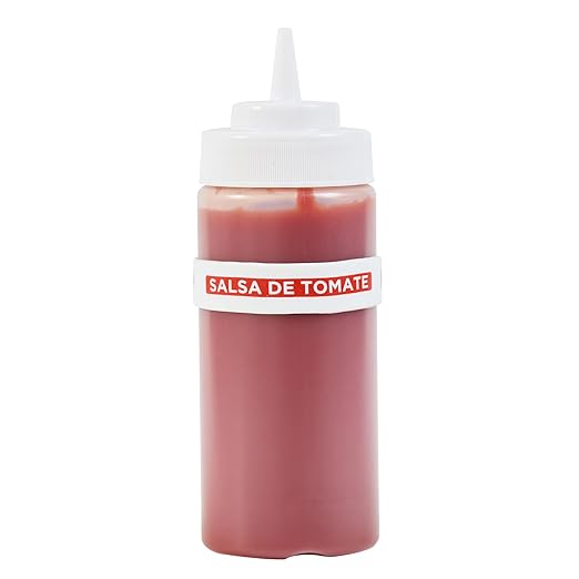 Restaurantware Silicone Squeeze Bottle Band 10 Count 2.75 Inch Dishwasher Safe Condiment Identification Band, Ketchup White Non-Slip Label Band for Condiment Labeling at Restaurants, Food Trucks