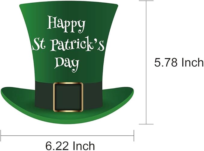 GOER St. Patrick's Day Party Decorations,30 Pcs Irish Shamrock St. Patrick's Day Hanging Swirls Party Supplies