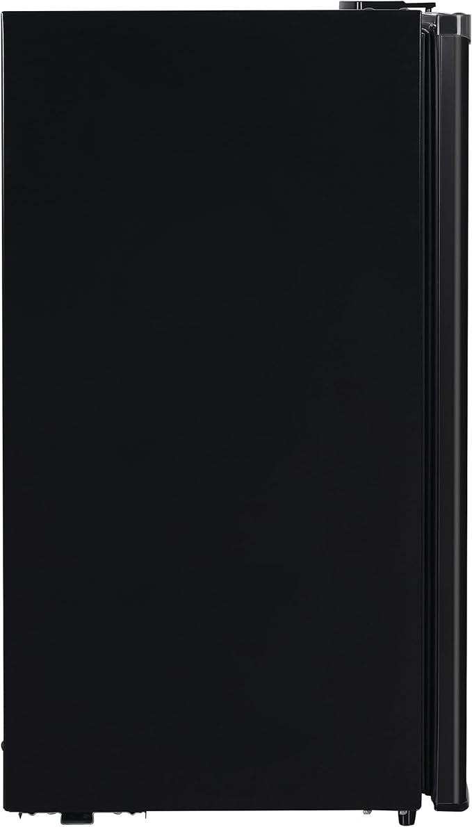 ARCTIC CHEF Mini Refrigerator-Freezer Compartment-Adjustable Thermostat Control-Reversible Doors-Ideal for Dorm, Office, RV, Garage, Apartment-Black, 3.2 CU.FT