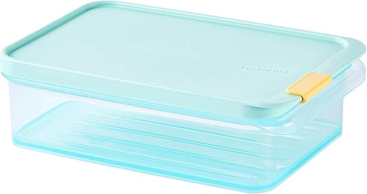 LocknLock Freezer Fit Plastic Freezer Containers | Airtight Stackable Food Storage for Meal Prep | Microwave & Dishwasher Safe | BPA Free Freezer Container with Lid, 1.05L