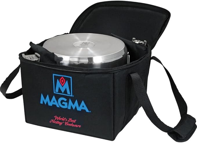 MAGMA A10-364 Padded Storage Case | Protective Carry Bag Nesting Cookware Sets | Ideal for Boat, RV, Camping & Home Organization