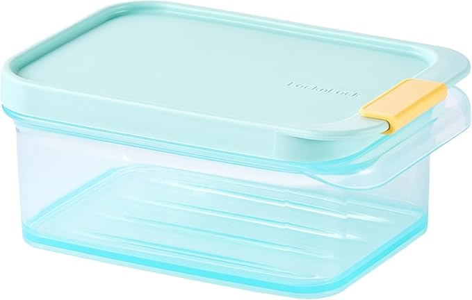 LocknLock Freezer Fit Plastic Freezer Containers | Airtight Stackable Food Storage for Meal Prep | Microwave & Dishwasher Safe | BPA Free Freezer Container with Lid, 450ml
