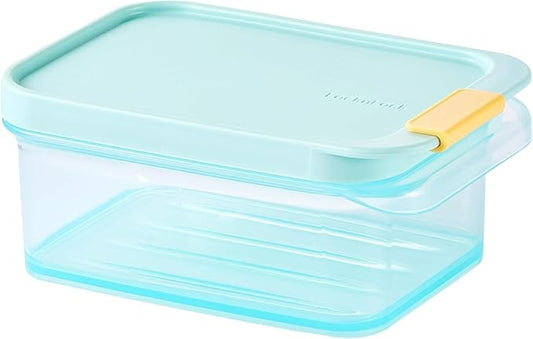 LocknLock Freezer Fit Plastic Freezer Containers | Airtight Stackable Food Storage for Meal Prep | Microwave & Dishwasher Safe | BPA Free Freezer Container with Lid, 450ml