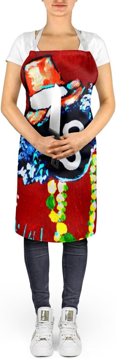 Caroline's Treasures Zee Bee Apron Cooking Kitchen Server Baking Crafts Gardening for Adult Women Men, Unisex, Large, Multicolor
