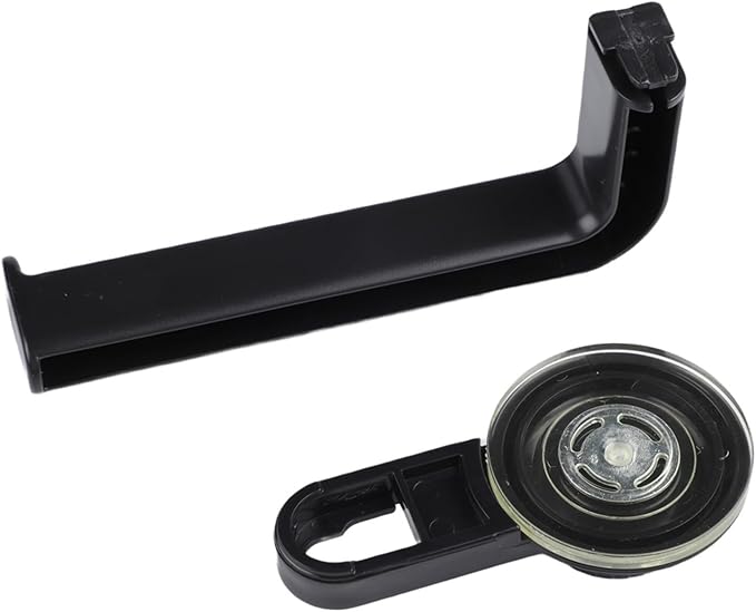 Punch-Free Paper Towel Holder, 10x14.5cm Wall-Mounted Toilet Roll Dispenser with Strong Suction Cup, ABS Material Bathroom Storage Organizer for Kitchen and Restroom(black)