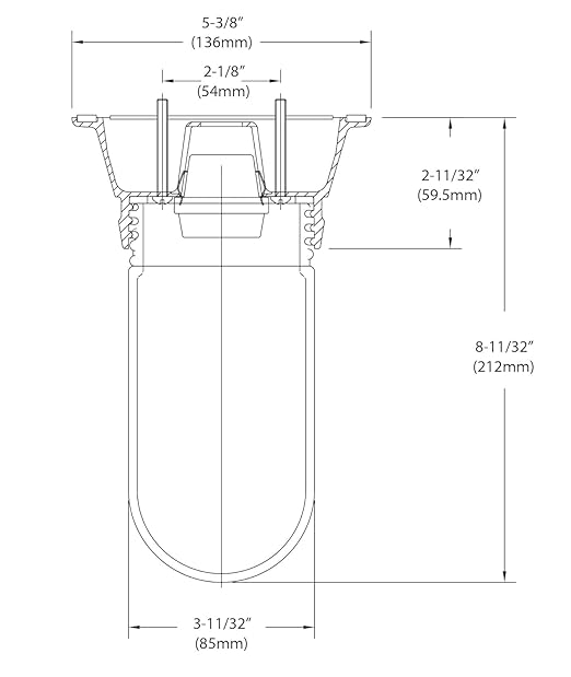 OCS Parts Commercial Kitchen Canopy Hood and Walk-in Refrigeration Lighting | Light Fixture, Globe, LED Light Bulb, and Wire Guard (Fixture + Bulb + Wire Guard)