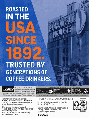 Maxwell House Breakfast Blend Light Roast K-Cup® Coffee Pods,. Box,(Pack of 48)