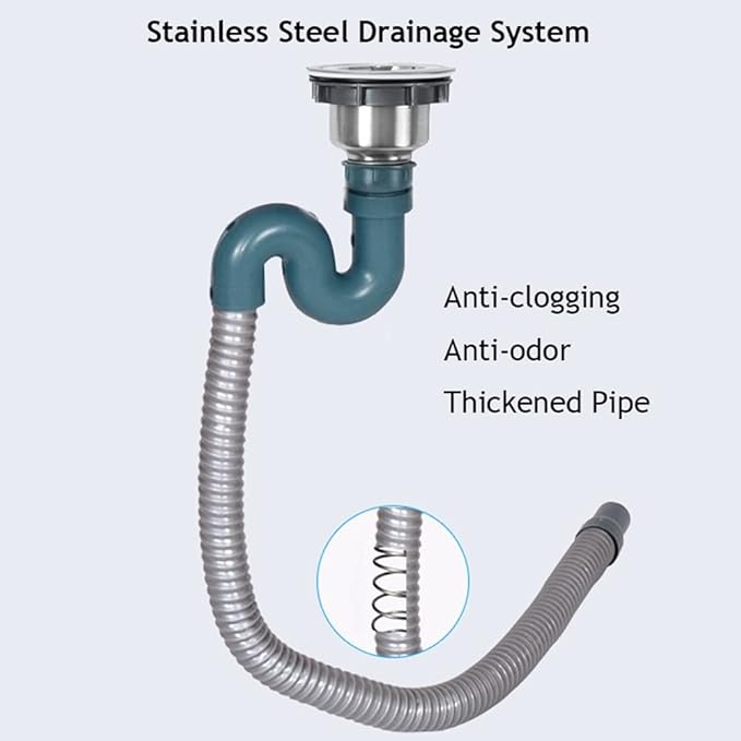 Stainless Steel Wall Mount Hand Sink - Commercial Hand Washing Basin for Restaurant, Kitchen and Home - with Bracket (Color : KIT-A, Size : 42x37cm) (Kita 42x37cm)