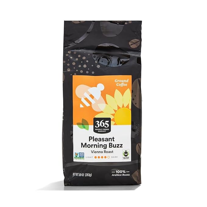365 by Whole Foods Market Pleasant Morning Buzz Ground Coffee, 10 OZ