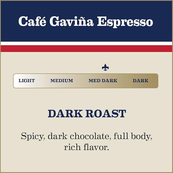 Café Gaviña Ground Espresso Coffee, Bold Dark Roast, 100% Arabica, 10 oz Can