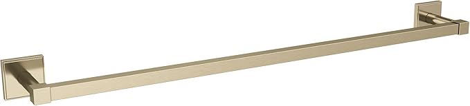Amerock BH36074BBZ | Golden Champagne Towel Bar | 24 in (610 mm) Towel Rack | Appoint | Bathroom Towel Holder | Bathroom Hardware | Bath Accessories