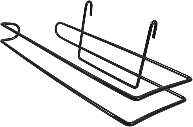 Zerodeko Wire Shelf Hanging Paper Towel Holder Industrial Towel Rack for Kitchen Rv Dorm Laundry Room Easy Install