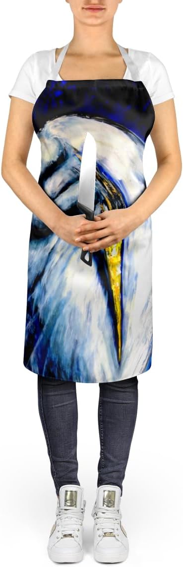 Caroline's Treasures Heron Freshen Up Apron Cooking Kitchen Server Baking Crafts Gardening for Adult Women Men, Unisex, Large, Multicolor