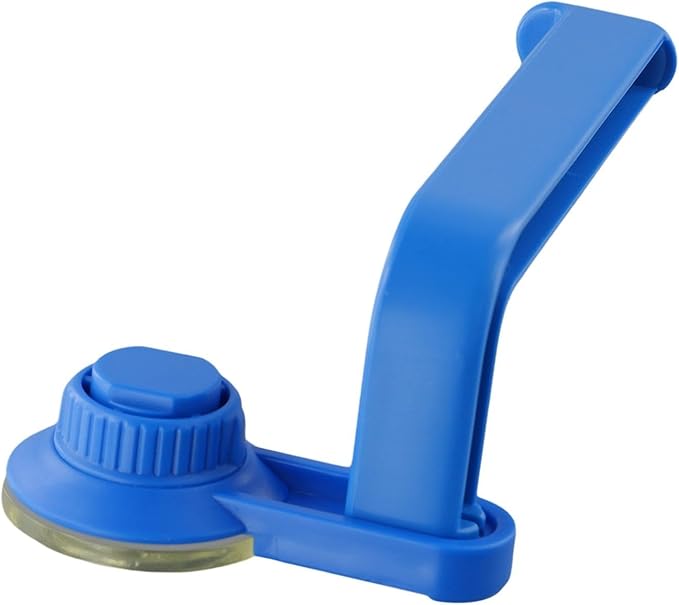 Punch-Free Paper Towel Holder, 10x14.5cm Wall-Mounted Toilet Roll Dispenser with Strong Suction Cup, ABS Material Bathroom Storage Organizer for Kitchen and Restroom(blue)