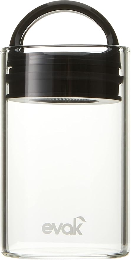 Prepara Evak Compact Glass Food Storage, Mini, Black