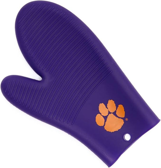 MasterPieces Game Day FanPans - NCAA Clemson Tigers - Team Logo Silicone Grill Glove / Oven Mitt, Dishwasher Safe