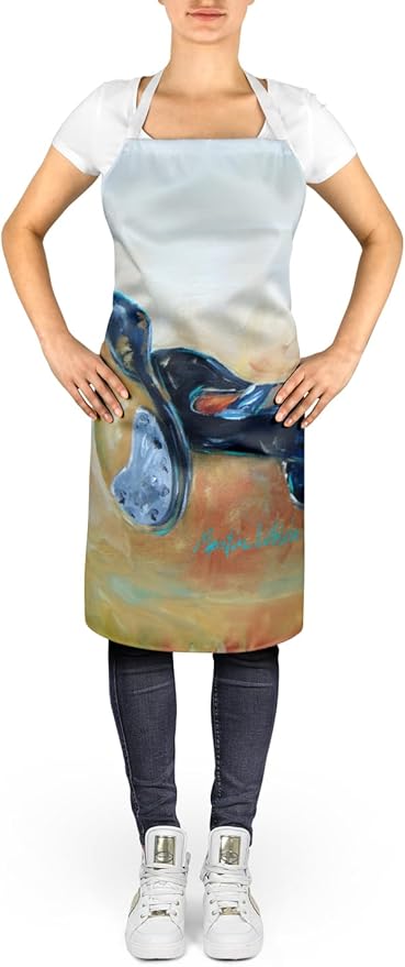 Caroline's Treasures Tapped Out Shoes Apron Cooking Kitchen Server Baking Crafts Gardening for Adult Women Men, Unisex, Large, Multicolor