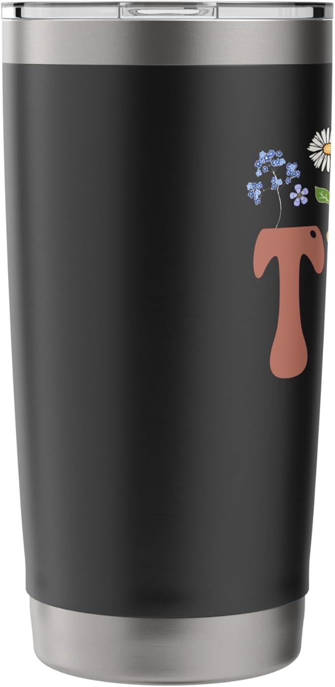 Tutu Gifts Women Wildflower Floral Design Tutu Stainless Steel Insulated Tumbler