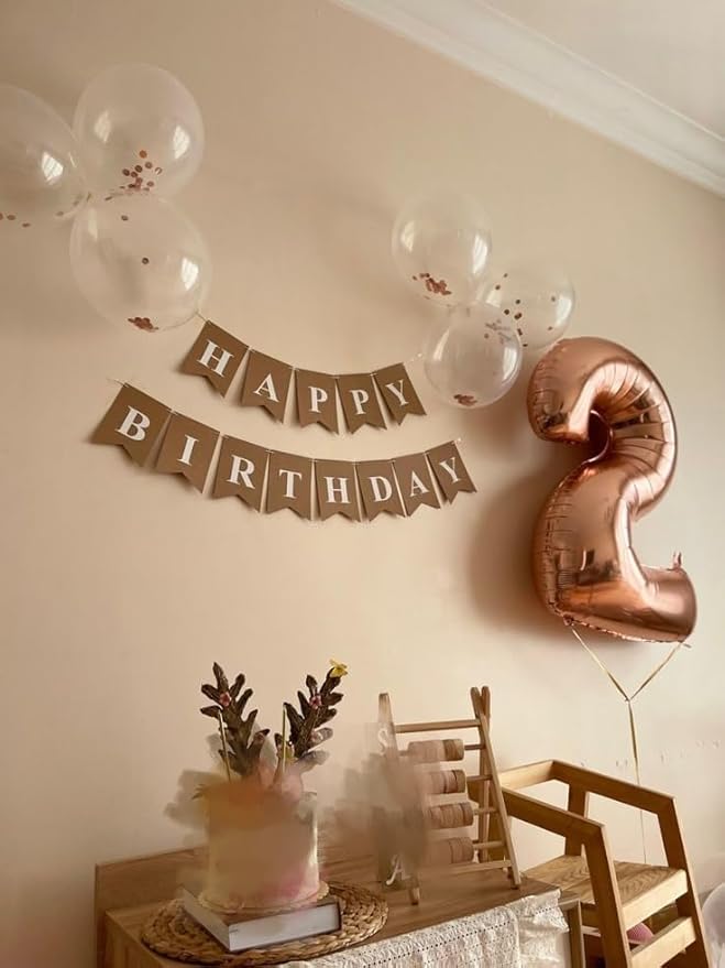 22 Balloons Number Birthday Party Decorations, 40 Inch Baloons for Women Men, Rose Gold Number Decor for Party, Marriage Proposal, Wedding Anniversaries Events
