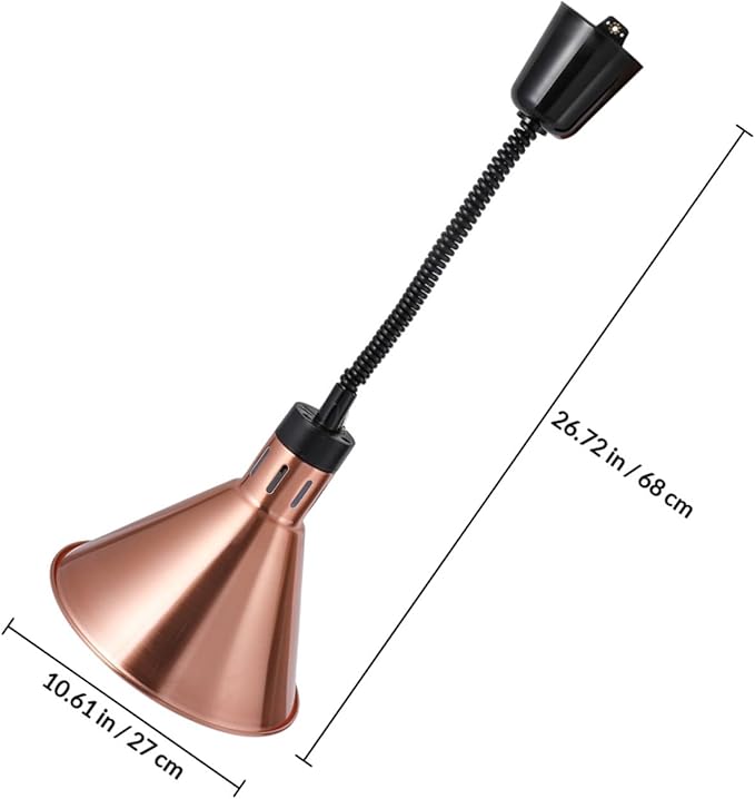 Holibanna 1Pc Telescopic Heat Lamp Buffet Heating Light for Food Preservation Chandelier for Hotel Restaurant Kitchen Canteen Use Height