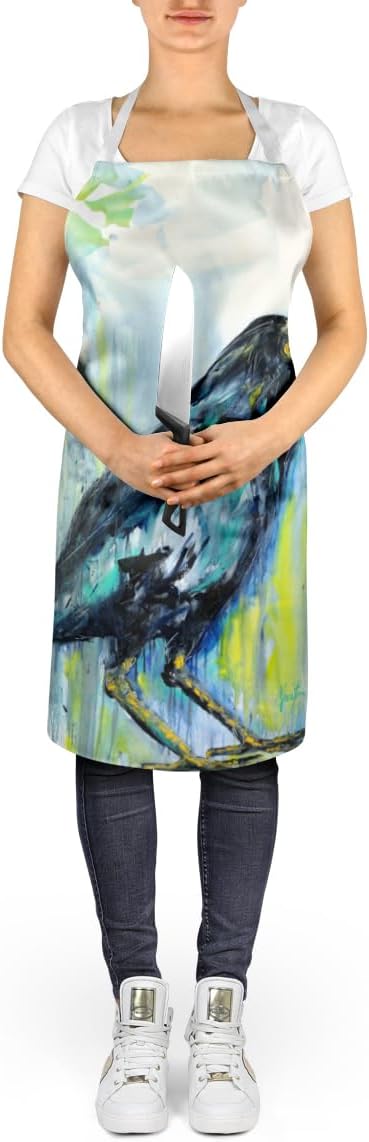Caroline's Treasures Burnt Corn Crow Apron Cooking Kitchen Server Baking Crafts Gardening for Adult Women Men, Unisex, Large, Multicolor