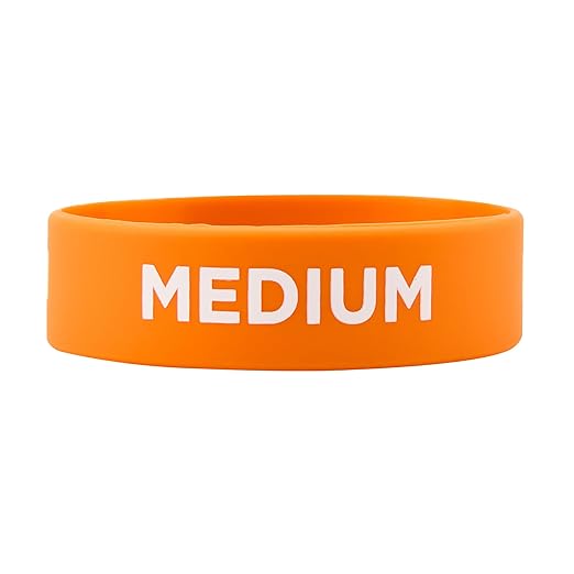 Restaurantware Silicone Squeeze Bottle Band 10 Count 2.75 Inch Dishwasher Safe Condiment Identification Band, Medium Orange Non-Slip Label Band for Condiment Labeling at Restaurants, Food Trucks