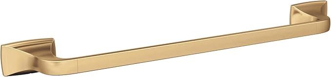 Amerock BH36013CZ | Champagne Bronze Towel Bar | 18 in (457 mm) Towel Rack | Highland Ridge | Bathroom Towel Holder | Bathroom Hardware | Bath Accessories