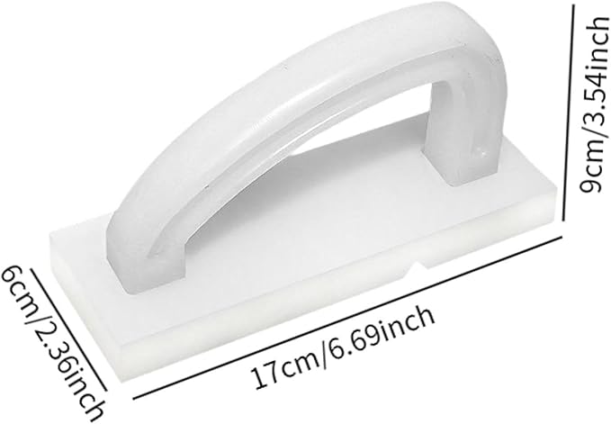 Cutting Board Refinisher Chopping Board Planer with Handle Stainless Steel Blade Kitchen Cleaning Tool for Kitchen Restaurant, White