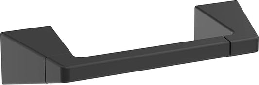 Amerock BH36001MB | Matte Black Pivoting Double Post Toilet Paper Holder | 9-5/16 in. (237 mm) Toilet Tissue Holder | Blackrock | Bath Tissue Holder | Bathroom Hardware | Bath Accessories